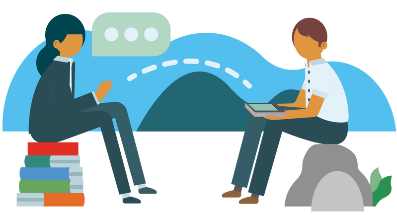 The English Farmでオンラインレッスンを受ける受講生と講師